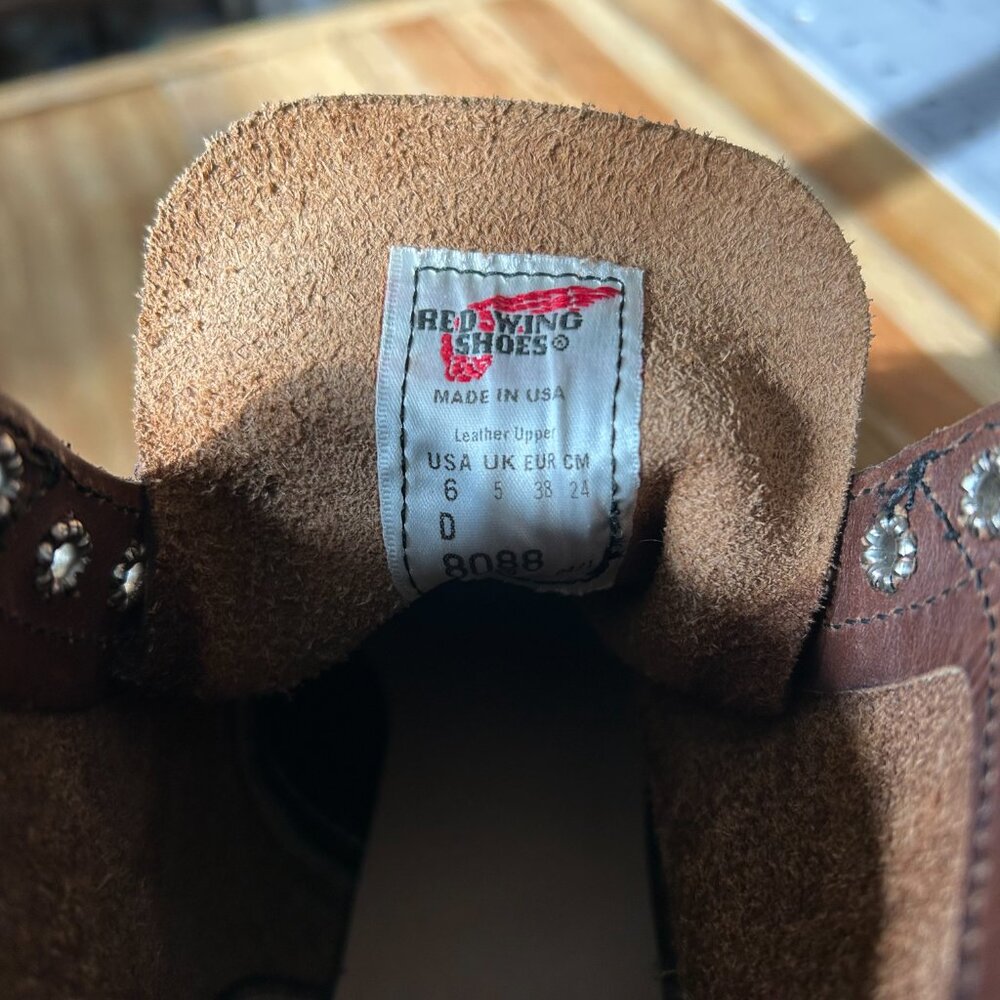 *RARE* Red Wing Iron Ranger Traction Tred Men's 6-inch Boot in Amber - Men's 6D - Picture 7 of 16